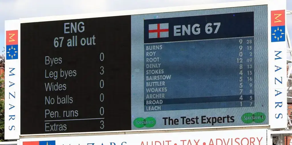 Most Memorable Cricket matches ever - Aus vs Eng - Ashes 2019 - England all out 67