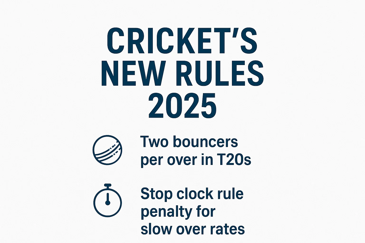 New ICC Cricket Rules in 2025 : What Every Cricket Fan Needs to Know