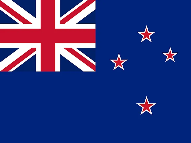 New Zealand flag (round)